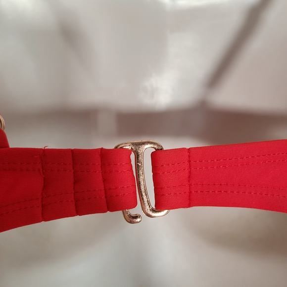 NWT Shade and Shore red cut out monokini size small - Picture 9 of 11